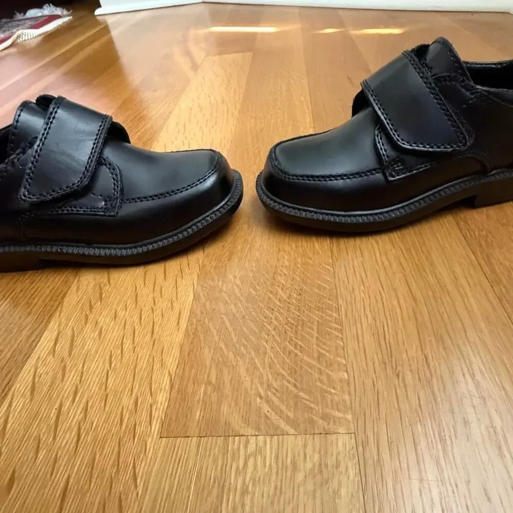 Hush-puppies kid's Black Oxfords